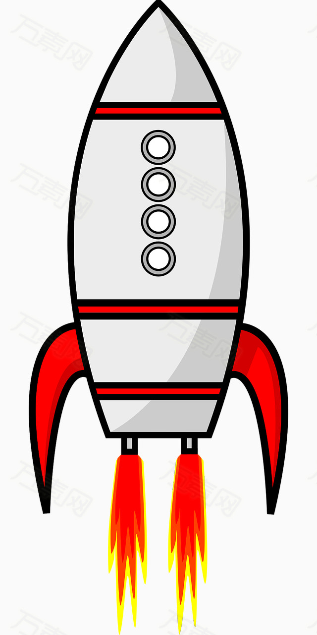 免抠元素 锥形的火箭头 3641 万素网提供锥形的火箭头png设计素材