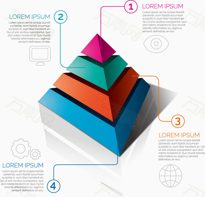 万素网 素材分类 矢量金字塔  5510 万素网提供矢量金字塔png设计素材