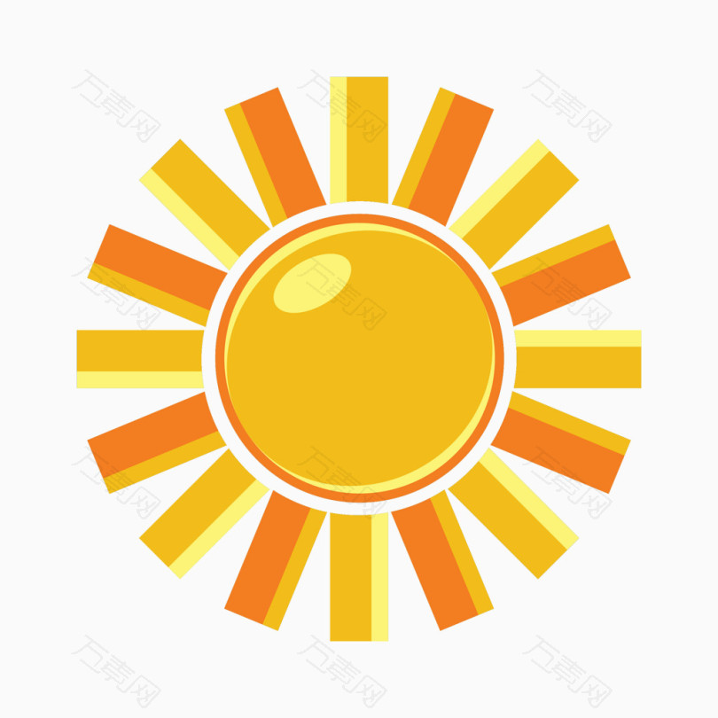 抽象太阳图案免费元素下载
