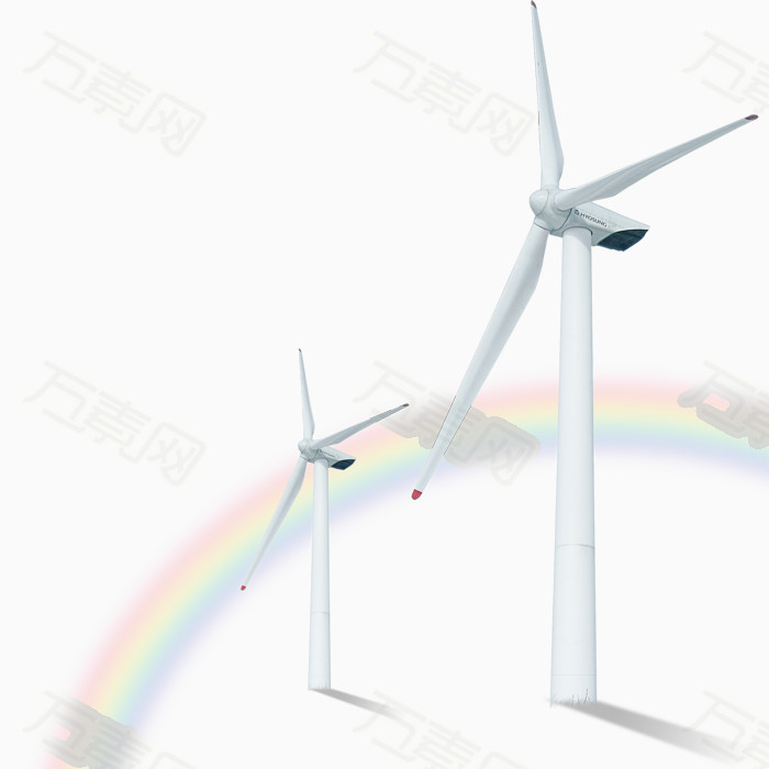 万素网 免抠元素 装饰元素 风力发电  万素网提供风力发电png设计素材