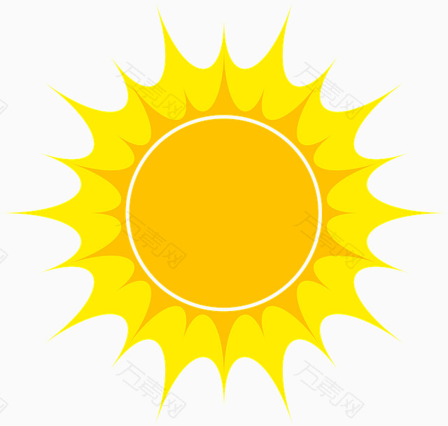 可爱太阳手绘