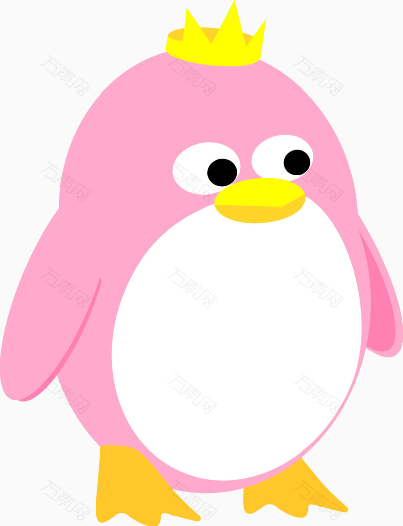 粉色企鹅