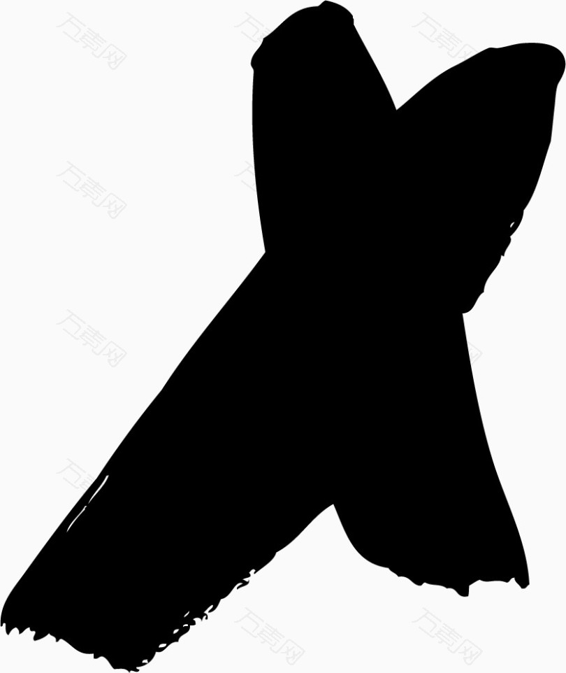 中国风字母x_艺术字_834*990px_编号3047592_png格式_万素网