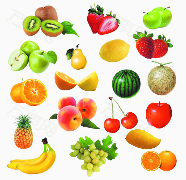 万素网 素材分类 卡通水果素材卡通3d水果图片