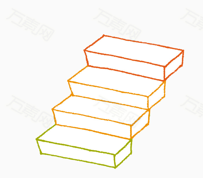 楼梯矢量免费下载_卡通手绘_1708像素_编号4130721