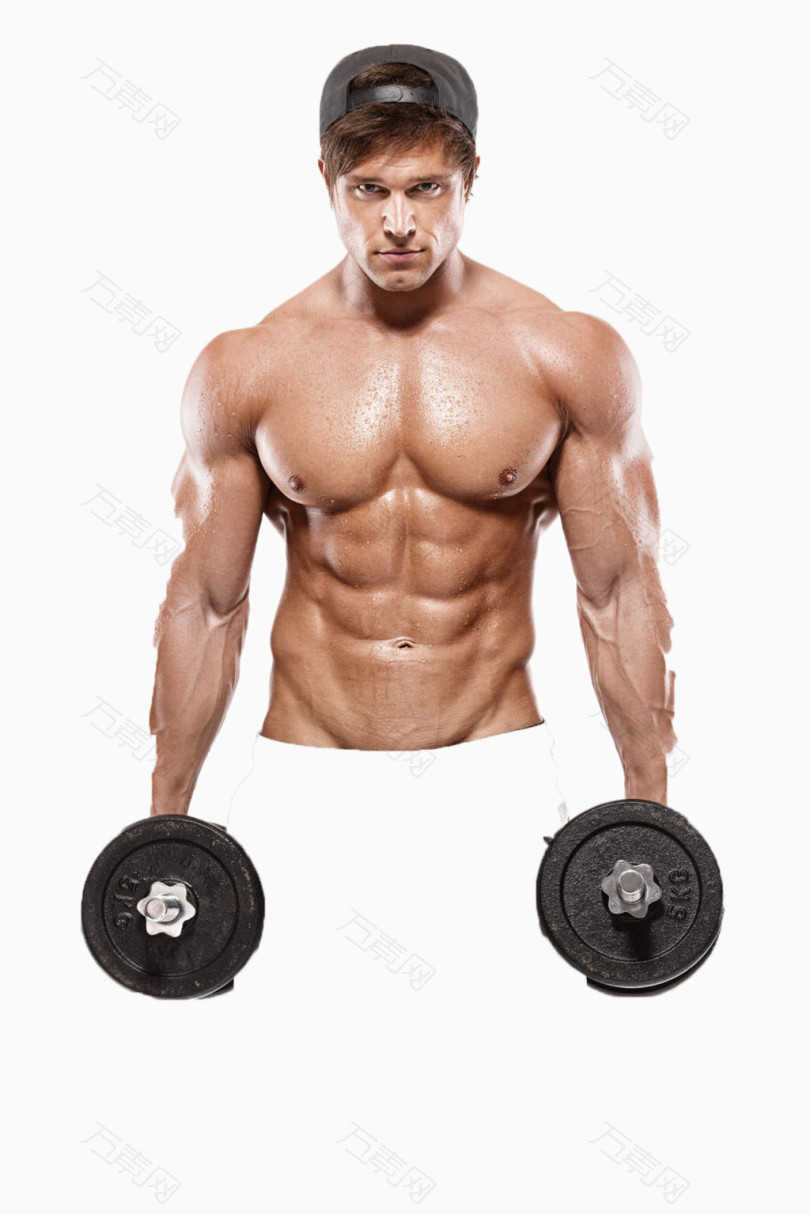 强壮的肌肉男