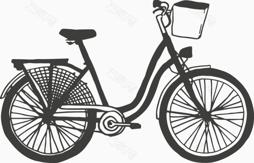 由万素网用户上传,点击右侧下载按钮就可进行自行车卡通手绘高速下载.