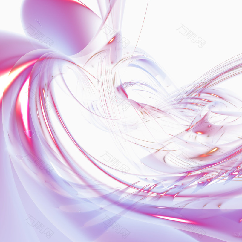 炫彩科技背景装饰紫色梦幻几何曲线