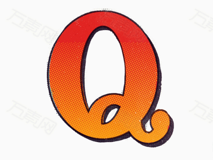 字母设计q