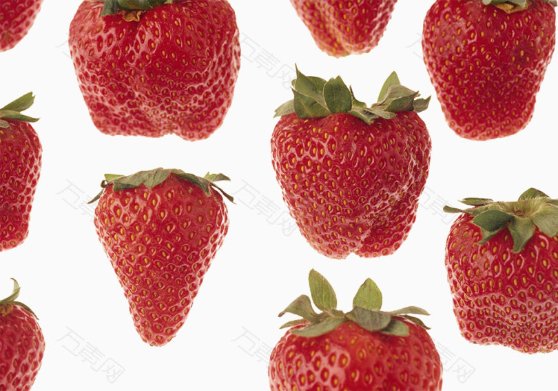 新鲜立体草莓