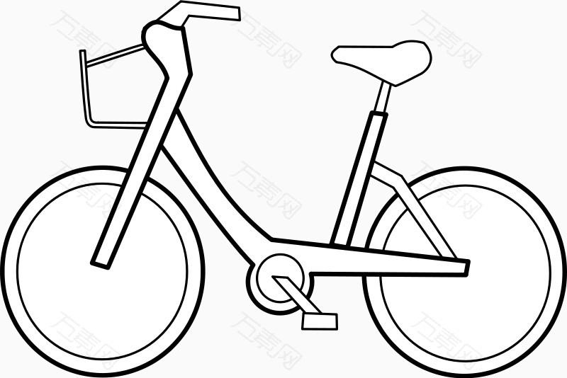 带框自行车  图片素材详细参数: 编号2457516 分类漂浮元素 颜色模式