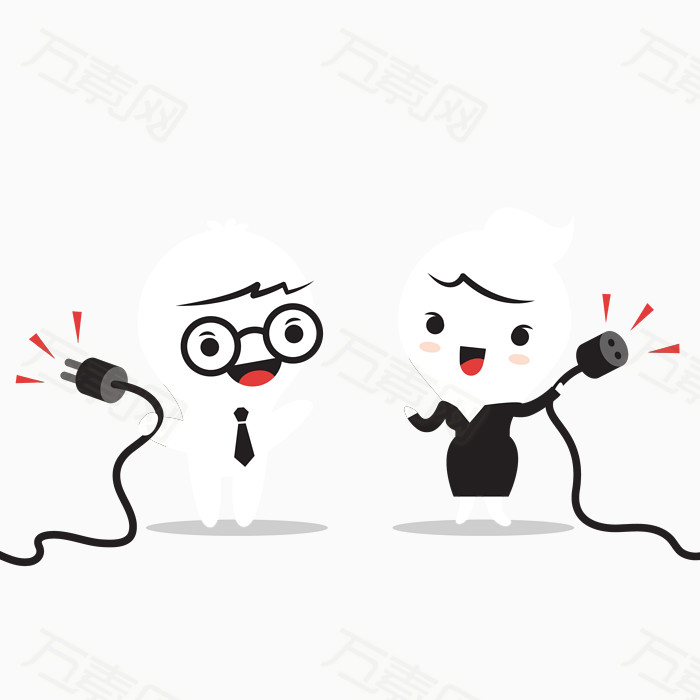 商业卡通插头