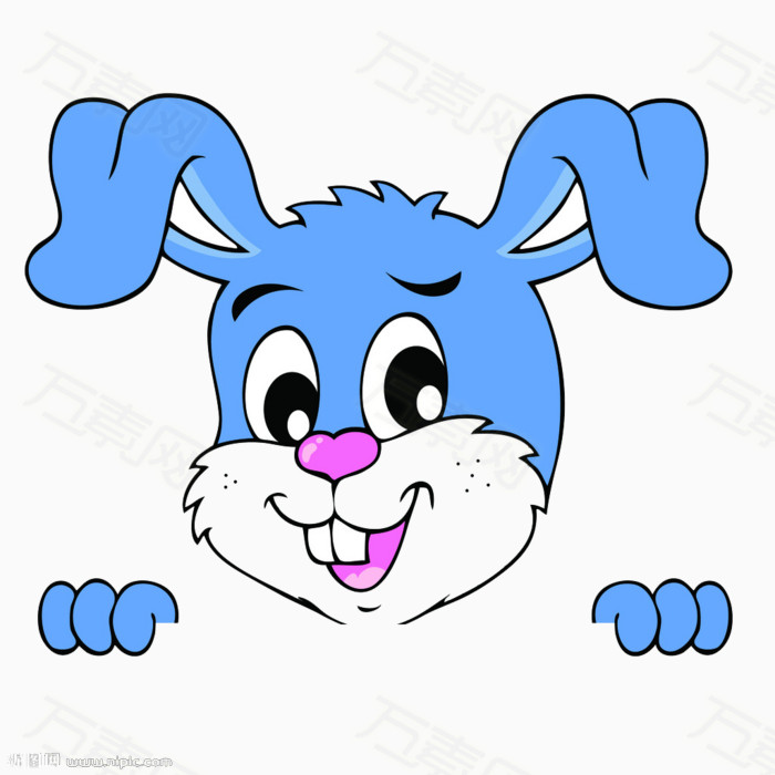 蓝色兔子