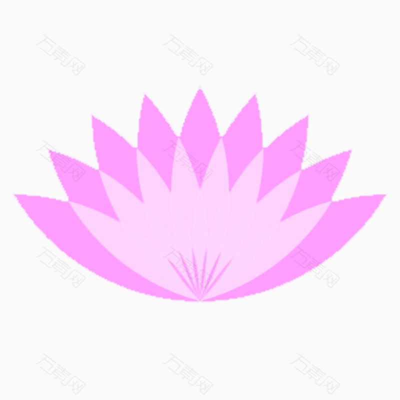 粉色花瓣logo_图标元素_800*800px_编号3967170_png