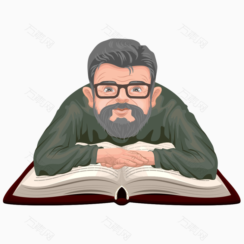 看书的男人