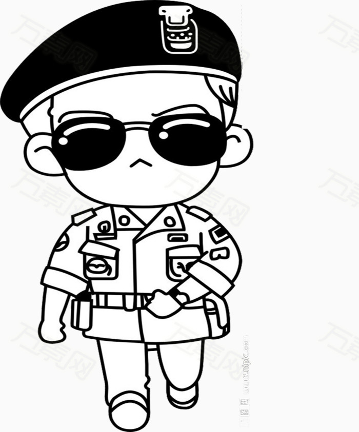 帅气军服