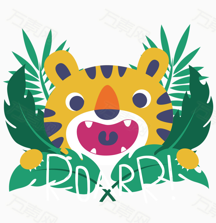 卡通小老虎