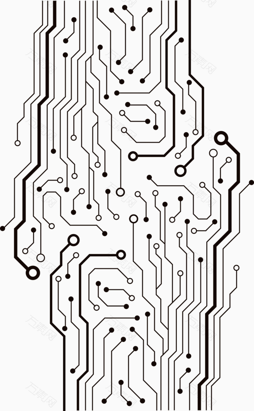 万素网 免抠元素 装饰元素 电路板  图片素材详细参数: 编号4638223