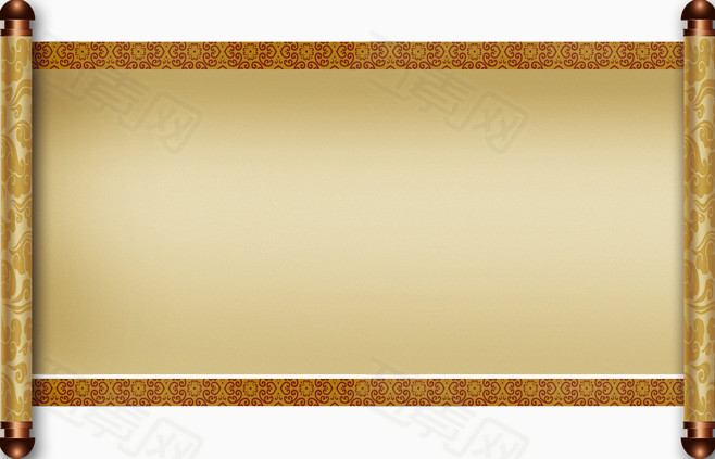 古代画卷帛简圣旨纸张图片免费下载_卡通手绘_万素网