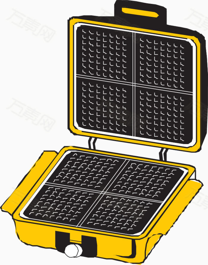 矢量手绘电烤箱图片免费下载_卡通手绘_万素网