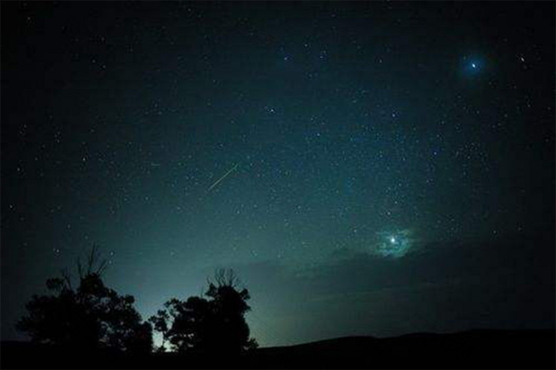 星空流星雨背景
