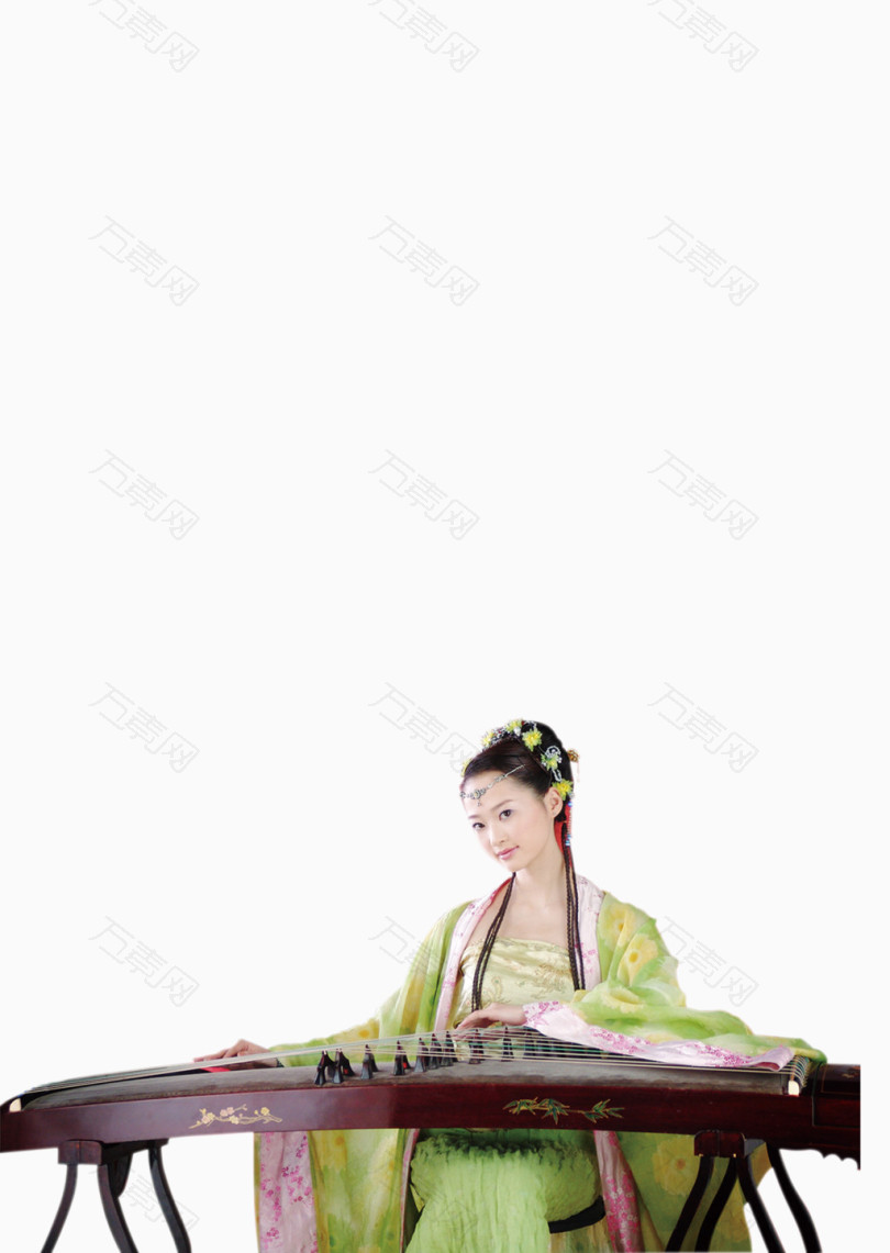 美女弹古筝