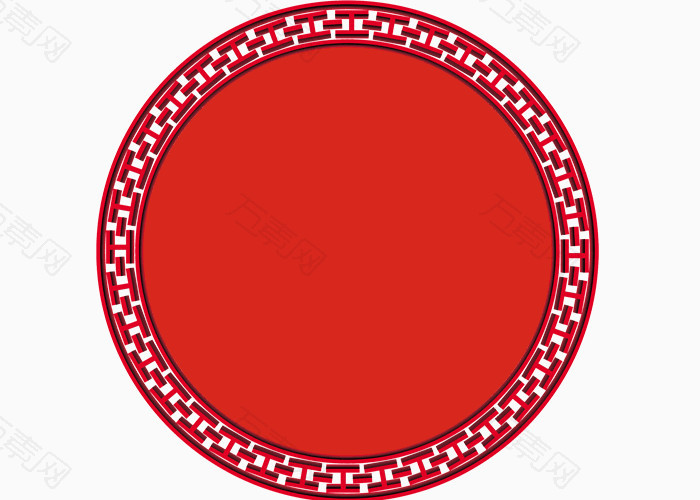 中国风圆圈素材