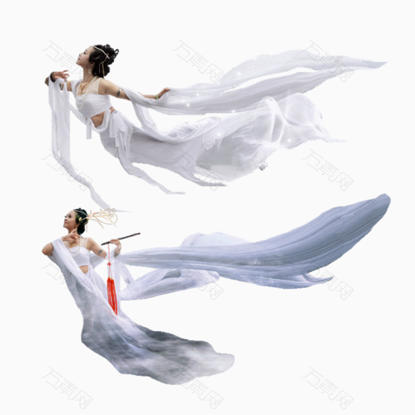敦煌壁画飞天人物