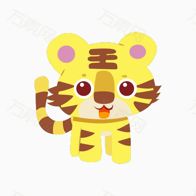 卡通小老虎