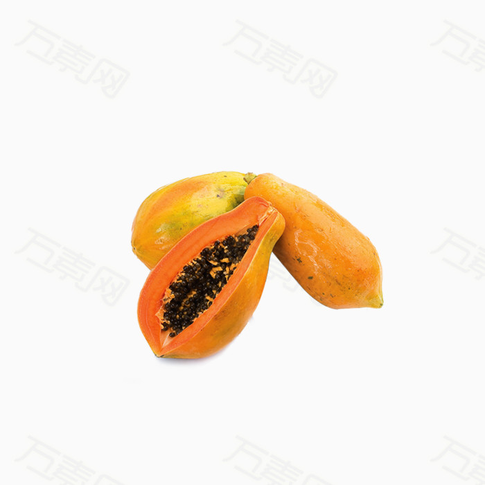 夏季水果木瓜免抠元素图片_元素素材94652_万素网