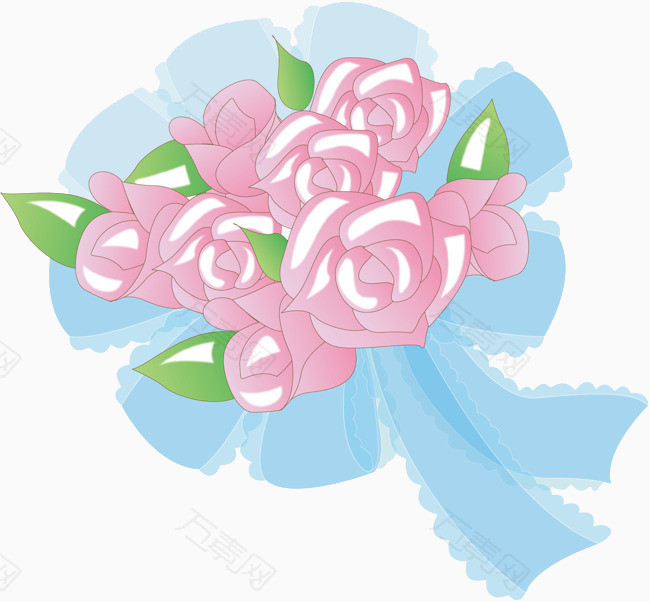卡通捧花