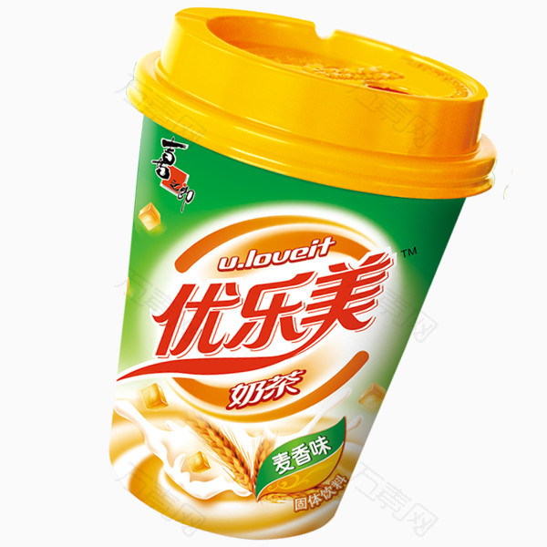 优乐美奶茶实物产品免扣样品png