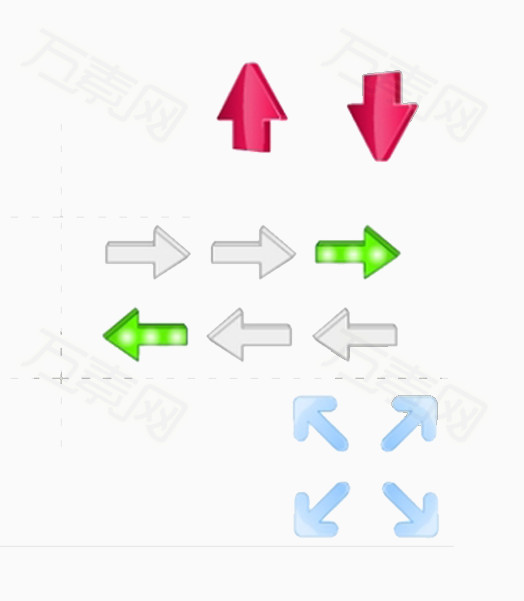 箭头轮播箭头矢量素材