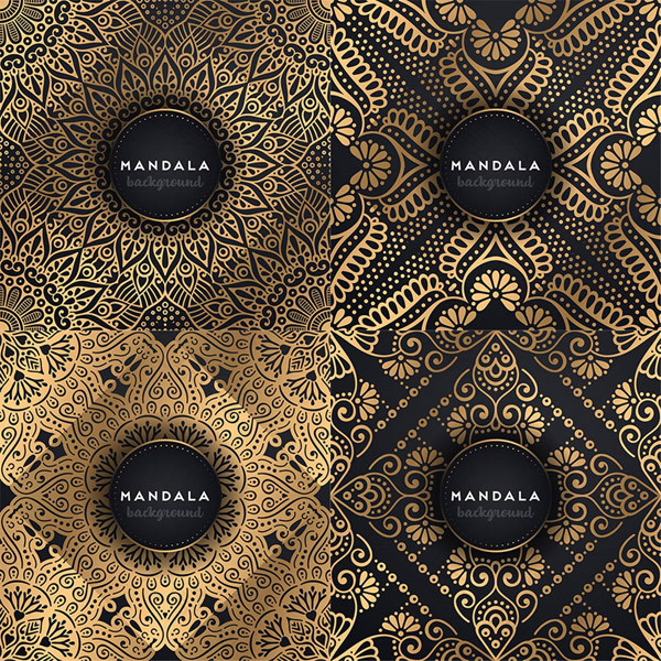 曼陀罗图案背景