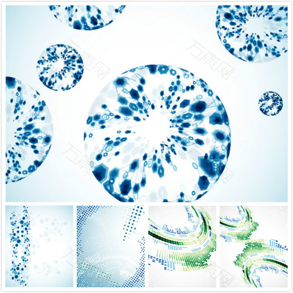 几何图形组合背景