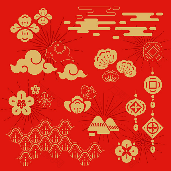 中国新年元素