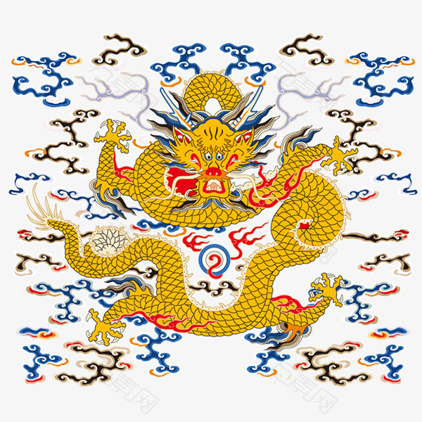 中国龙图案
