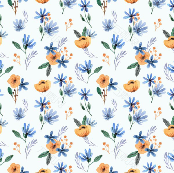 小清新花朵矢量背景