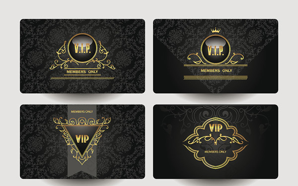 高档花纹VIP卡