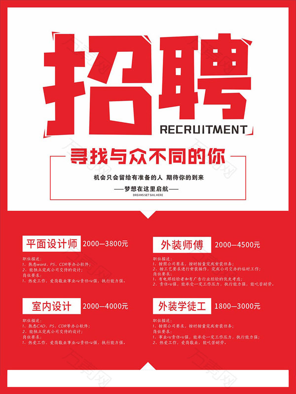 企业招聘海报
