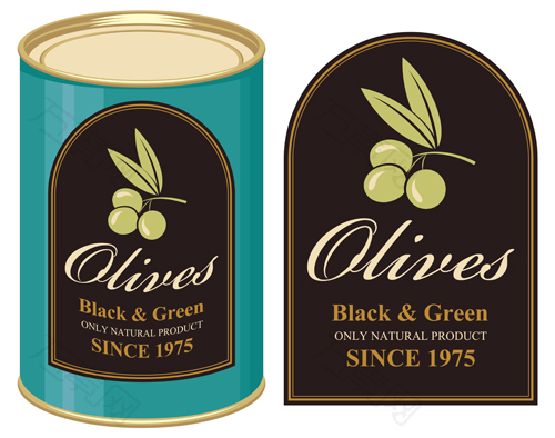 橄榄包装标签