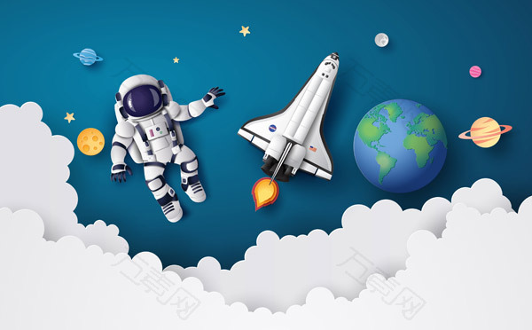 航天主题元素