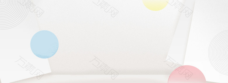 母婴专区可爱清新波点banner