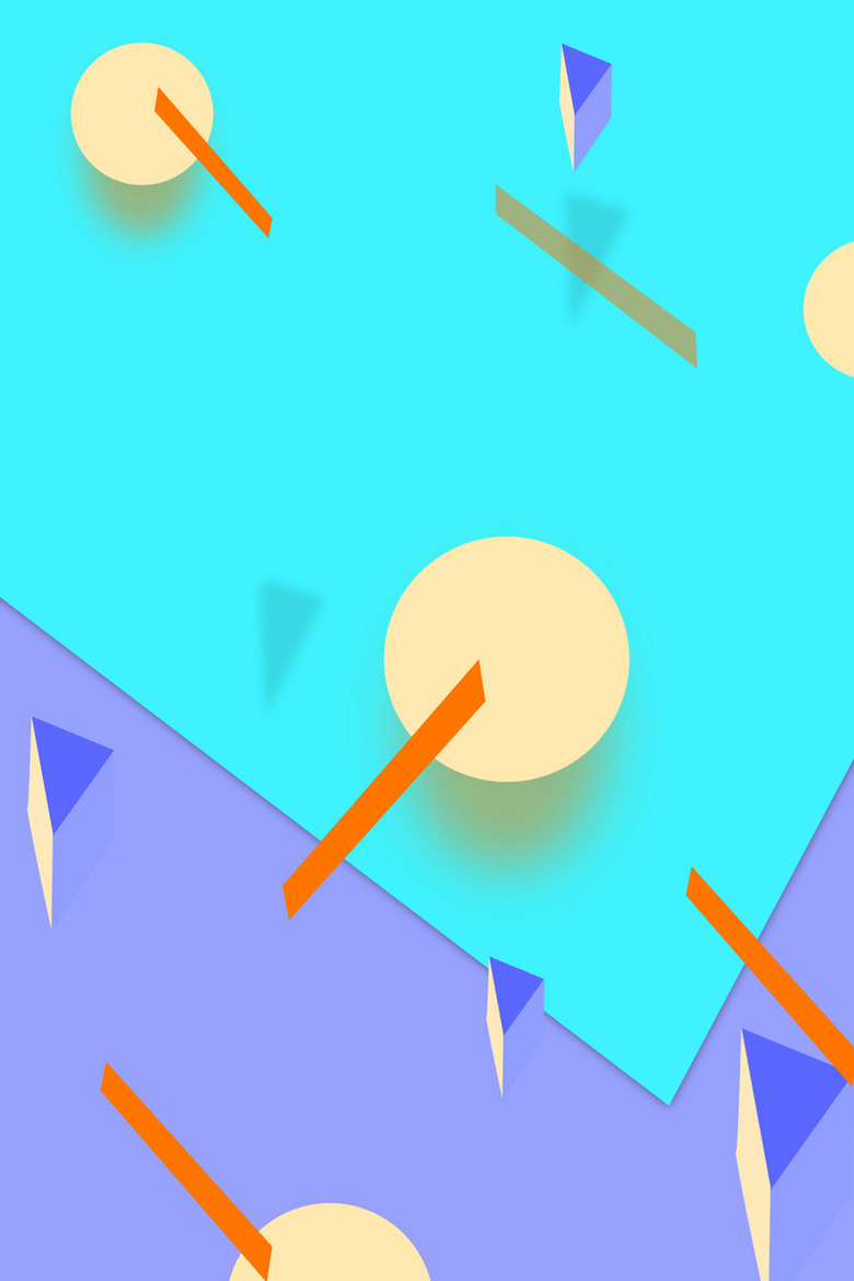 彩色几何创意广告背景素材