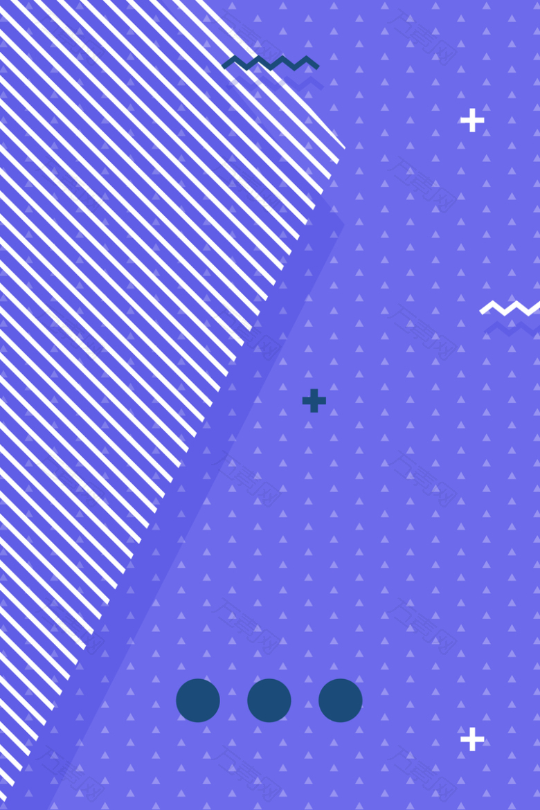 创意几何图形海报背景