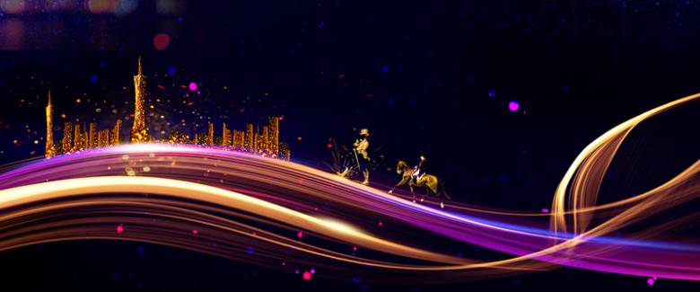 地产开盘大气质感黑色banner