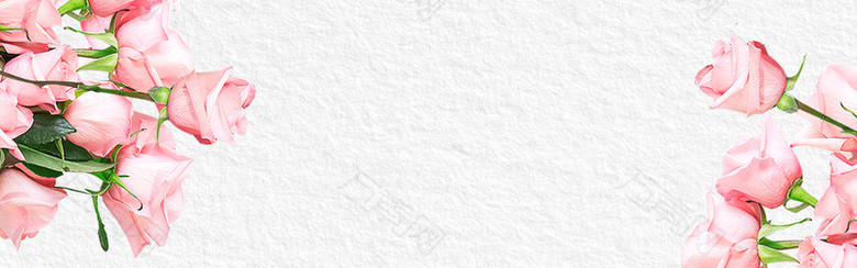 婚庆花卉花朵浪漫banner