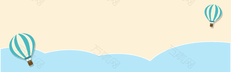 卡通童装清新背景banner