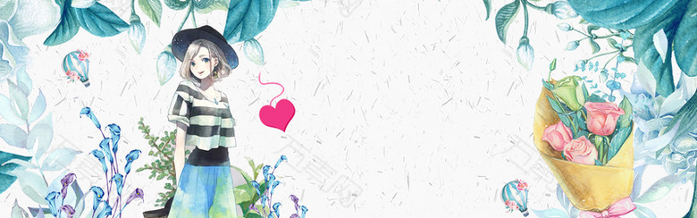 38浪漫女王节美妆banner