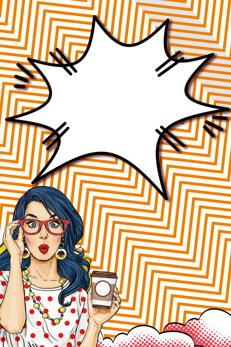 波普风格促销海报图片免费下载_波普风格促销海报素材_万素网